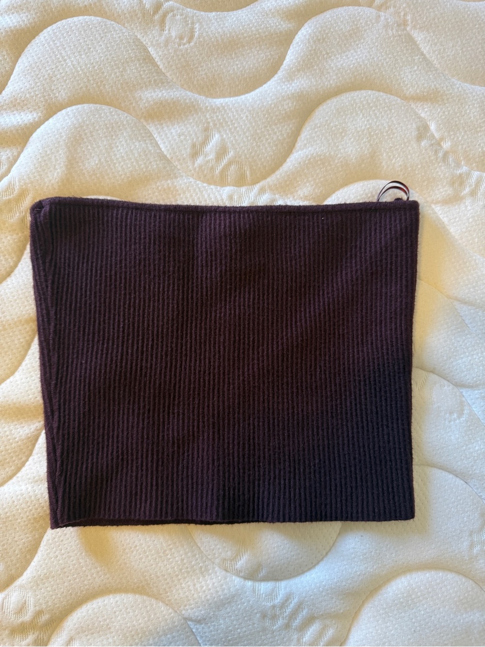 PacSun Ribbed Tube Top in Deep Plum